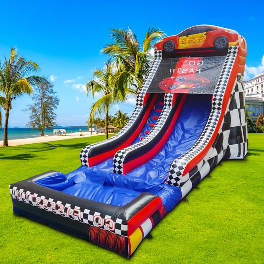 BIG WAVE - 19FT Supreme Speedway Splash Wet/Dry Water Slide
