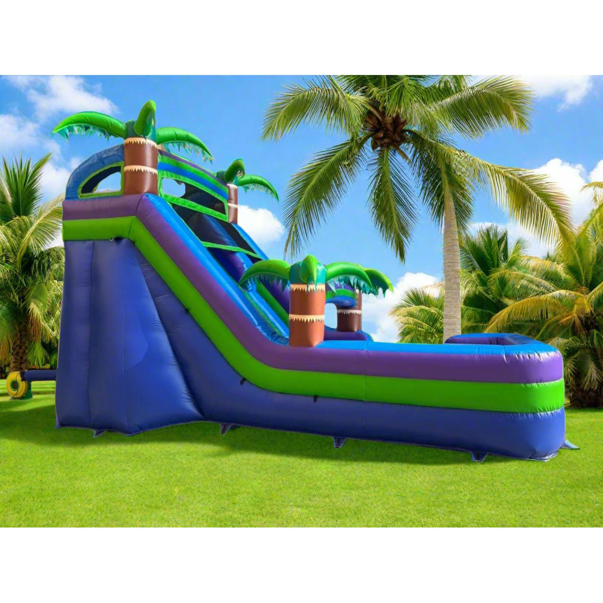 BIG WAVE - 13FT Purple Paradise Splash Water Slide